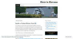 Desktop Screenshot of hereishavana.com